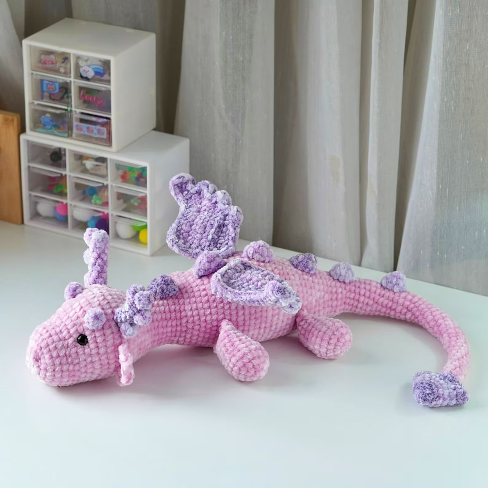 Fancy Princess Dragon Crochet Pattern