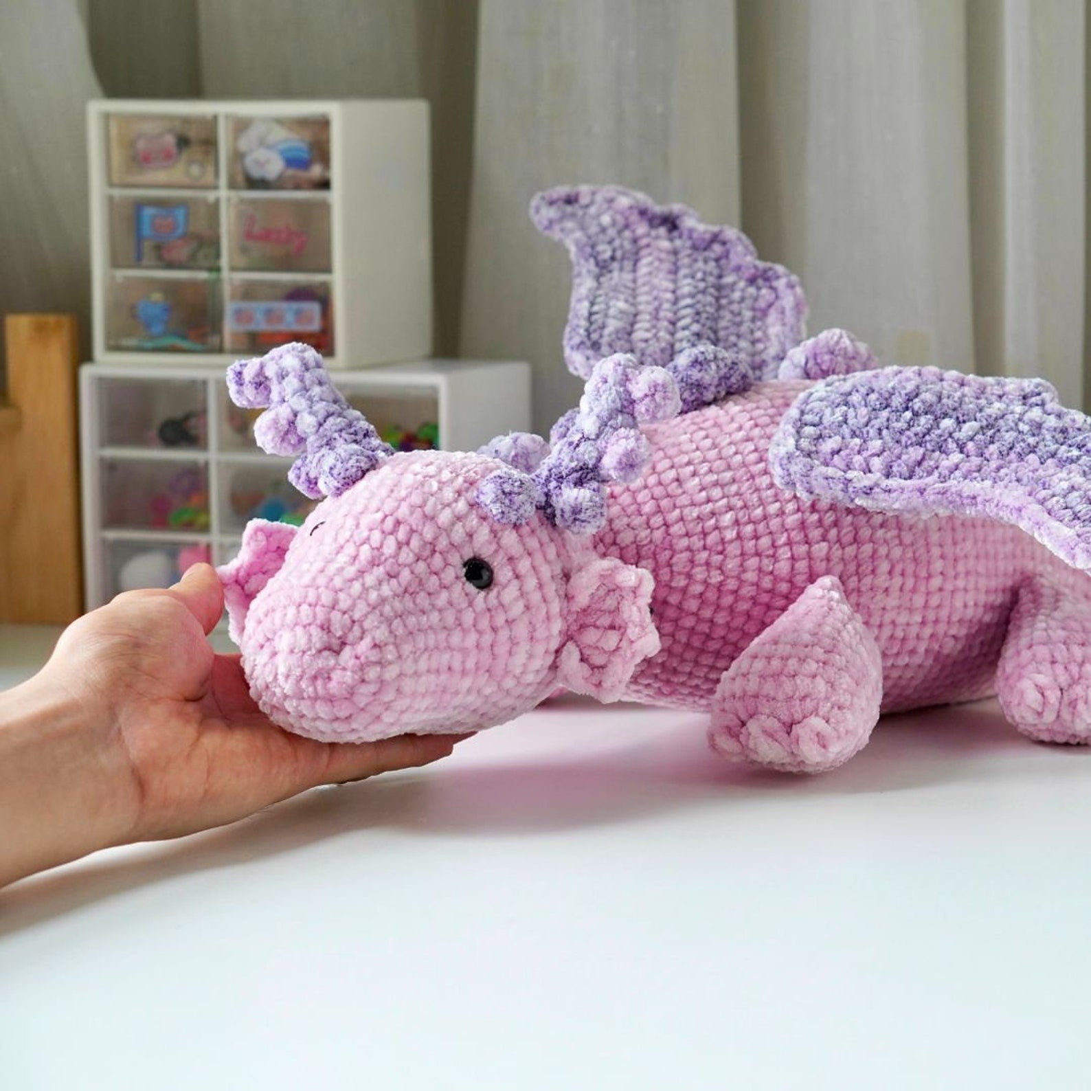 Fancy Princess Dragon Crochet Pattern