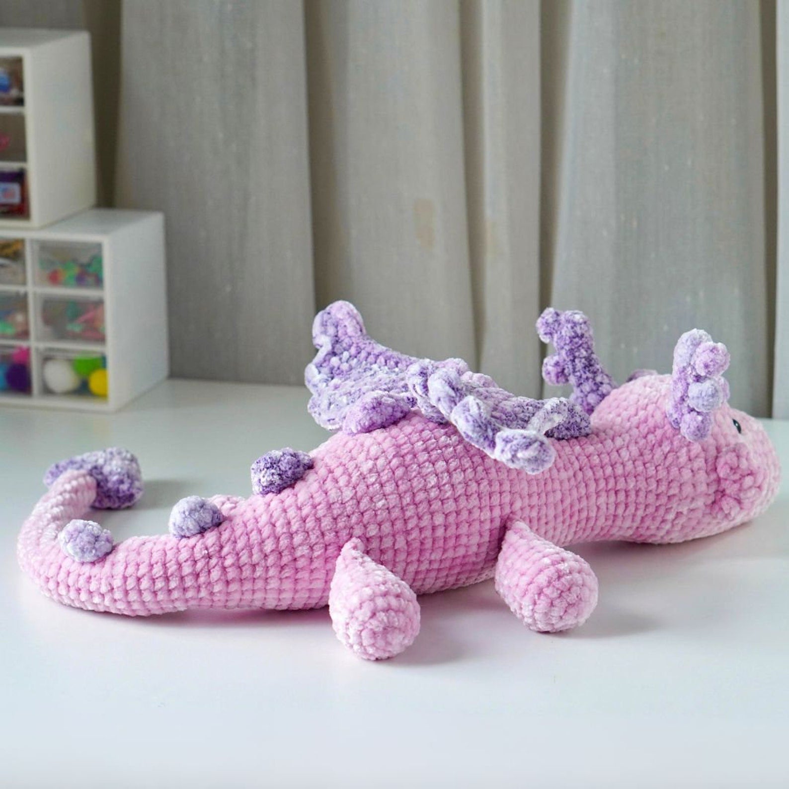 Fancy Princess Dragon Crochet Pattern