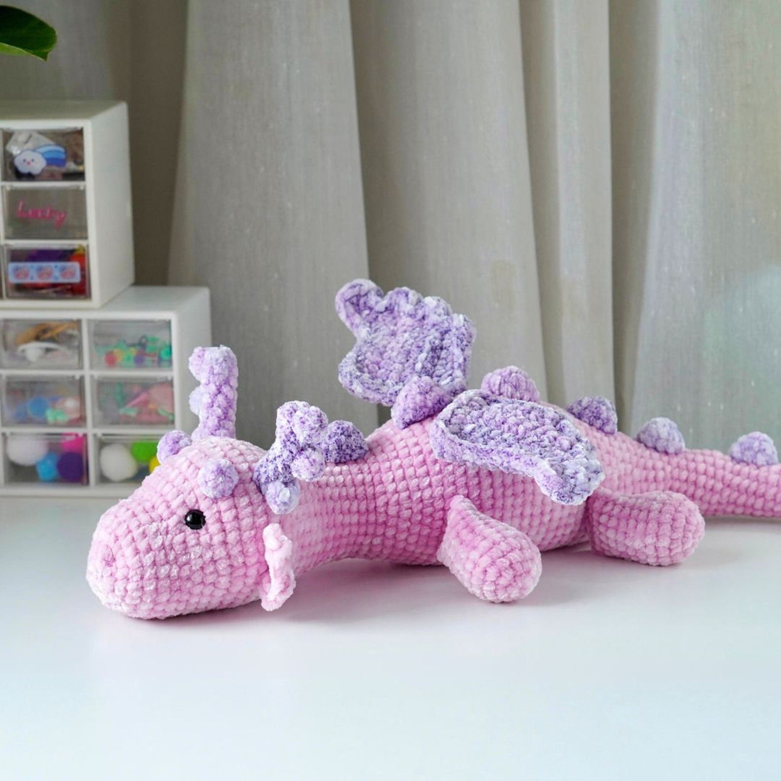 Fancy Princess Dragon Crochet Pattern