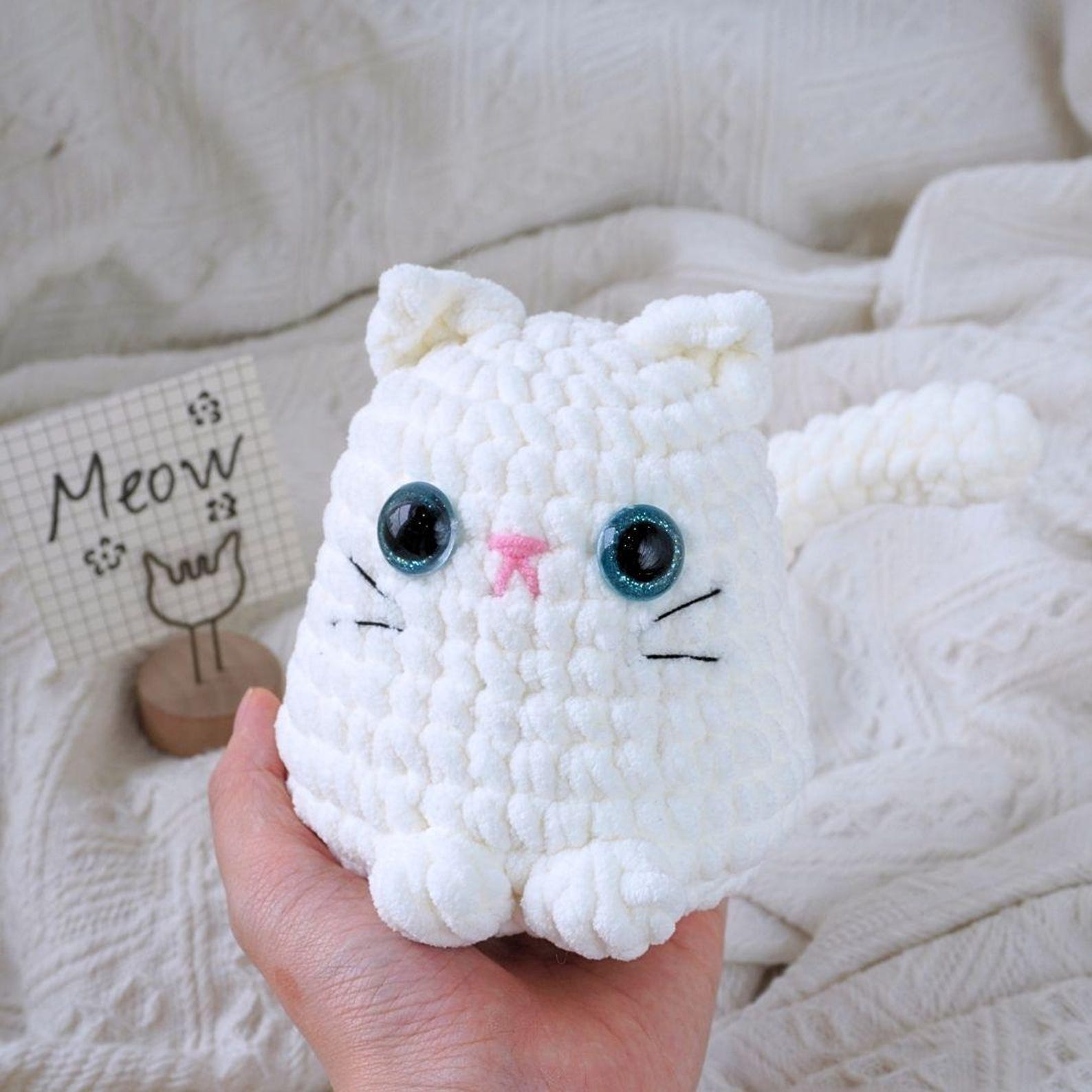 Cutie Chunky Kitten Plushies Crochet Pattern