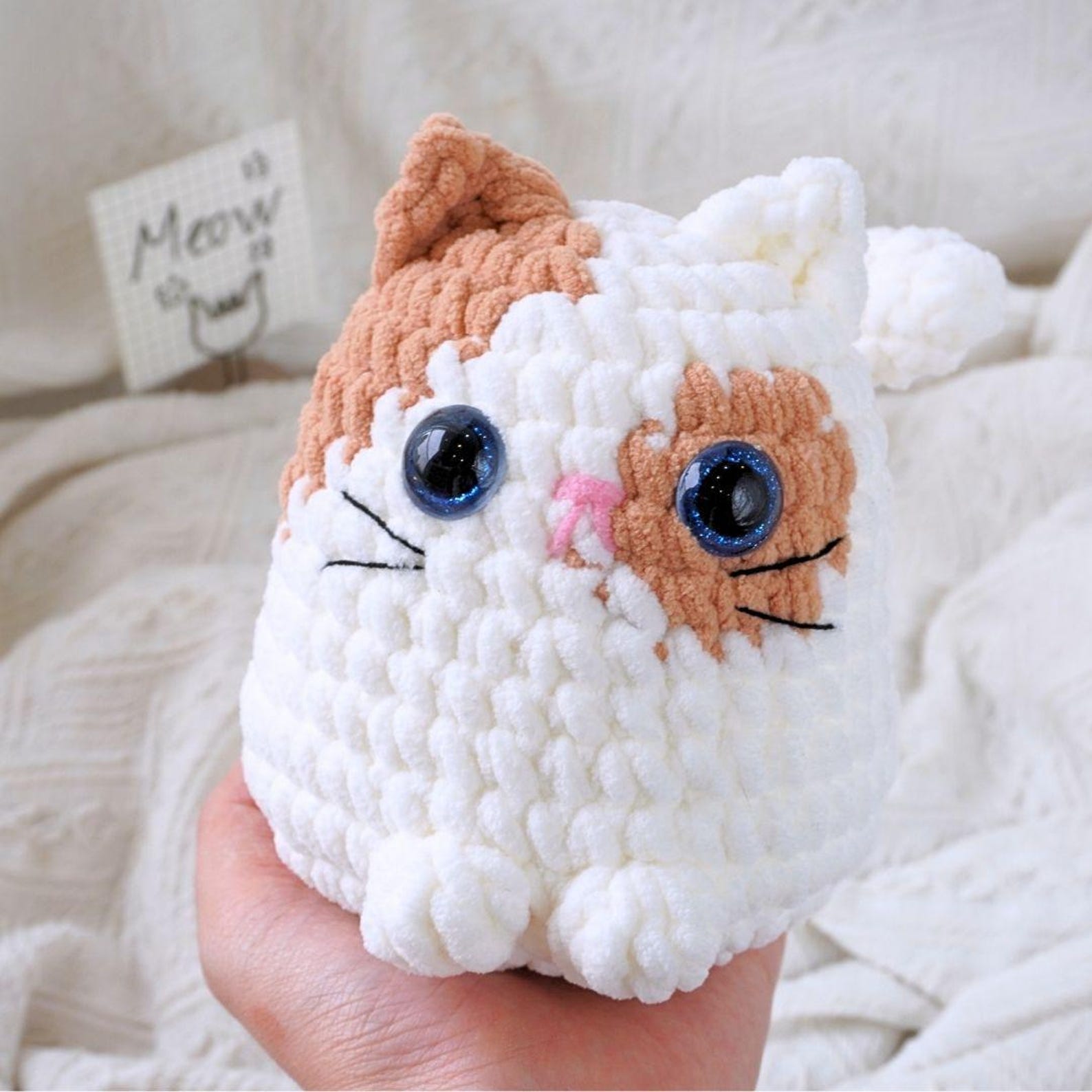 Cutie Chunky Kitten Plushies Crochet Pattern