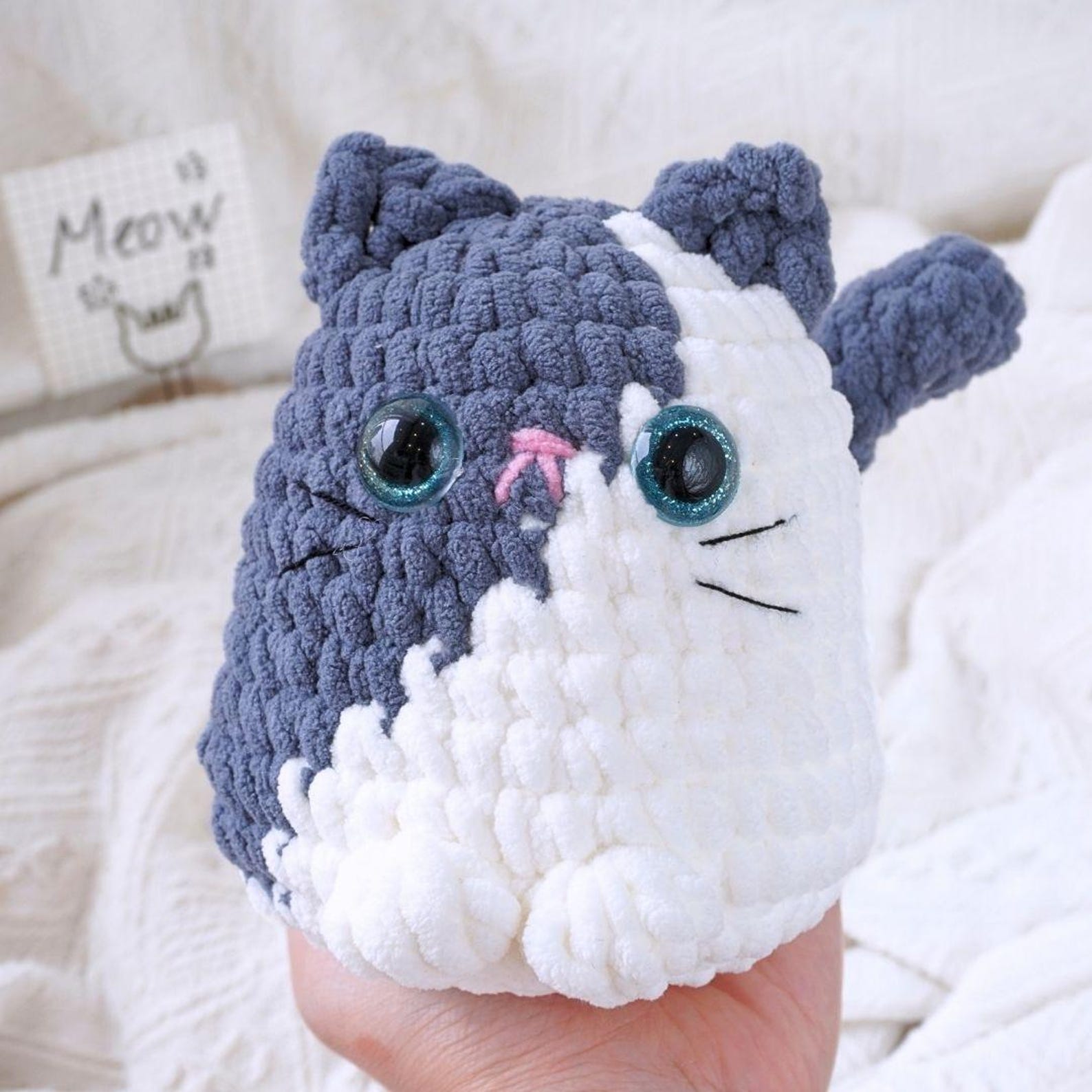 Cutie Chunky Kitten Plushies Crochet Pattern