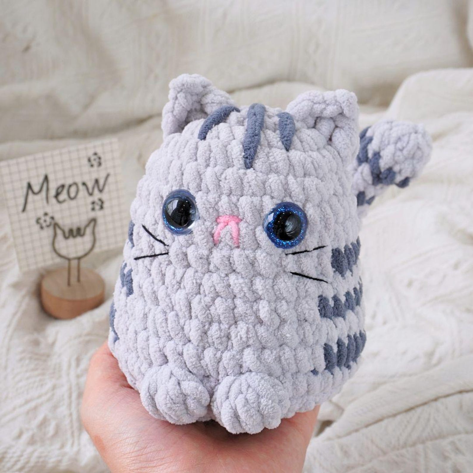 Cutie Chunky Kitten Plushies Crochet Pattern