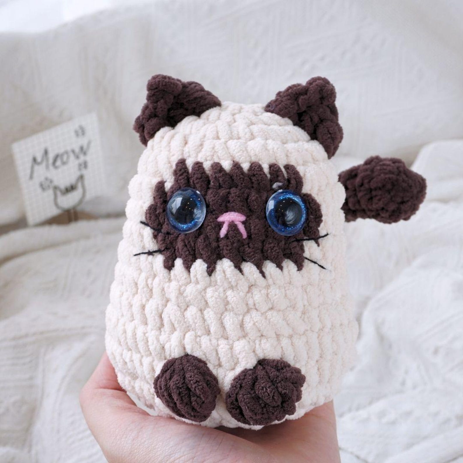 Cutie Chunky Kitten Plushies Crochet Pattern