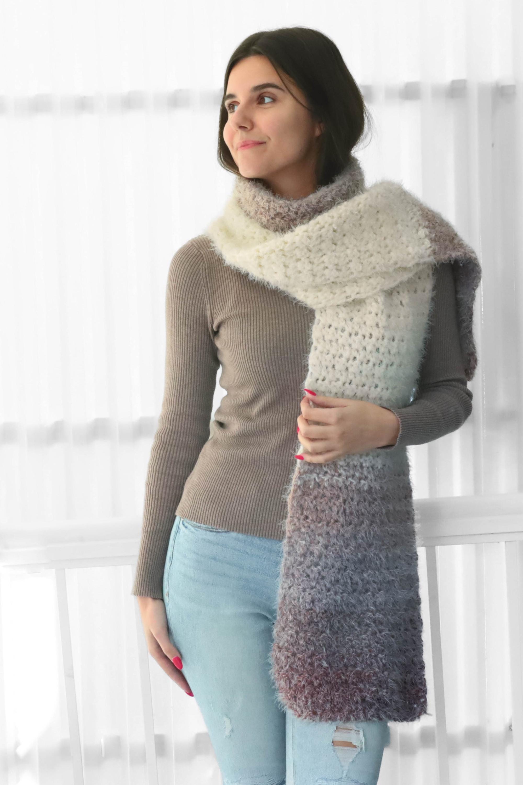 Cozy Turtleneck Scarf Crochet Pattern