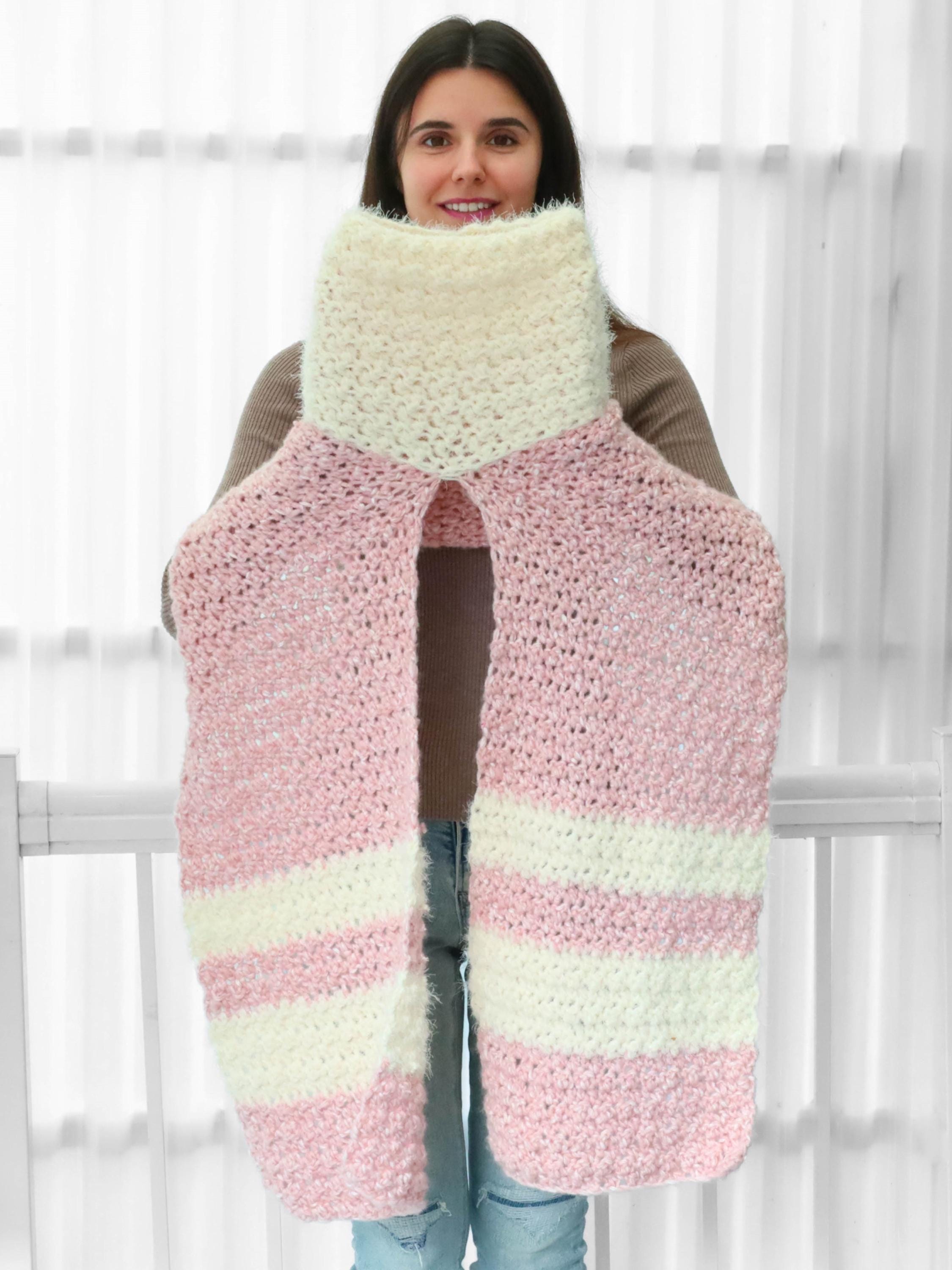 Cozy Turtleneck Scarf Crochet Pattern